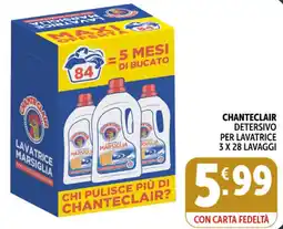 Deco Market Chanteclair Detersivo per lavatrice offerta