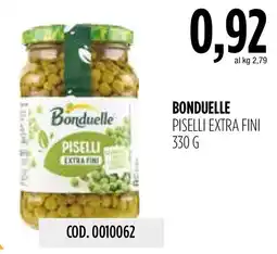 Carico Cash & Carry Bonduelle piselli extra fini offerta