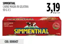 Carico Cash & Carry Carne magra in gelatina Simmenthal offerta