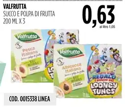 Carico Cash & Carry Valfrutta succo e polpa di frutta offerta