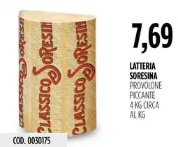 Carico Cash & Carry Latteria Soresina Provolone Piccante offerta
