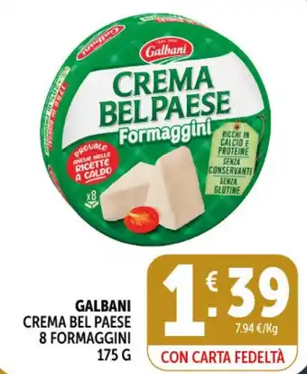 Galbani Crema Bel Paese 8 Formaggini