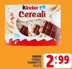 Deco Market Kinder Cereali offerta