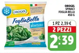Deco Market Orogel foglia bella spinaci offerta