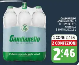 Deco Market Gaudianello acqua minerale effervescente naturale offerta