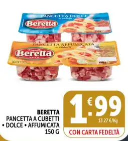 Deco Market Beretta pancetta a cubetti offerta