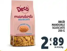 Deco Market Decò mandorle sgusciate offerta