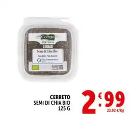 Deco Market Ceretto semi di chia bio offerta