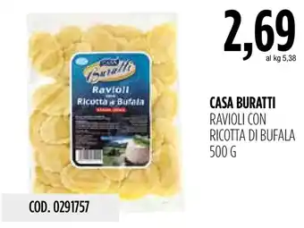 Casa Buratti Ravioli con Ricotta di Bufala