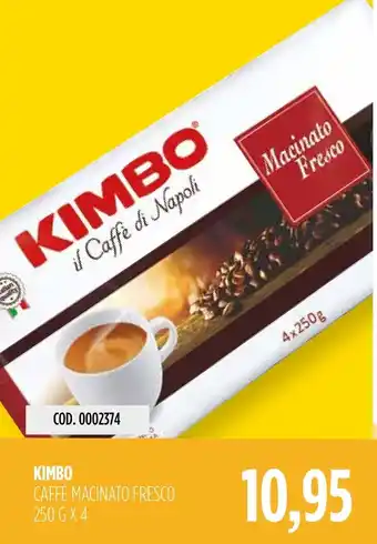 Kimbo Caffè Macinato Fresco