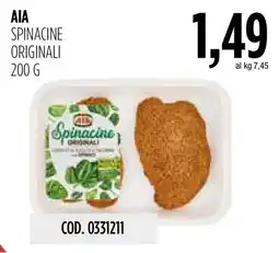 Carico Cash & Carry Aia spinacine originali offerta