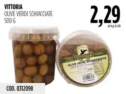 Carico Cash & Carry Vittoria olive verdi schiacciate offerta