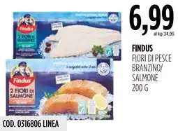 Carico Cash & Carry Findus Fiori di pesce branzino/salmone offerta