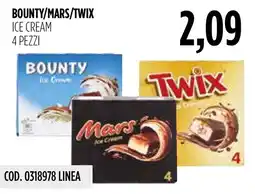 Carico Cash & Carry Bounty/Mars/Twix ice cream offerta