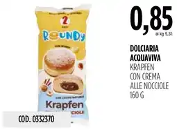 Carico Cash & Carry Roundy Krapfen con crema alle nocciole offerta