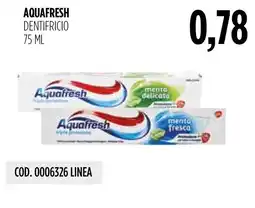 Carico Cash & Carry Aquafresh dentifricio offerta