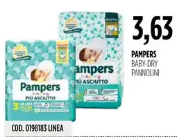 Carico Cash & Carry Pampers Baby-Dry Pannolini offerta
