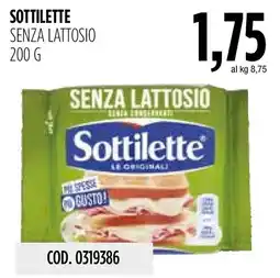 Carico Cash & Carry Sottilette senza lattosio offerta