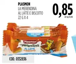 Carico Cash & Carry Plasmon Merendina al latte e biscotto offerta