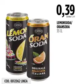 Carico Cash & Carry Lemon Soda / Oran Soda offerta