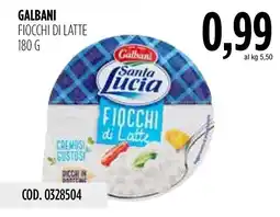 Carico Cash & Carry Galbani Fiacchi di Latte offerta