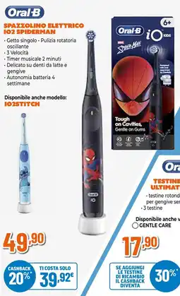 Expert Oral-B spazzolino elettrico iO2 spiderman offerta