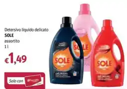 Futura Supermercati Detersivo liquido delicato Sole offerta
