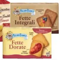 Futura Supermercati Mulino Bianco Fette biscottate integrali/dorate offerta