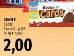 Emi Supermercati Kinder Cards offerta