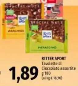 Emi Supermercati Ritter Sport Tavolette di Cioccolato offerta