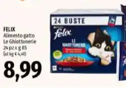 Emi Supermercati Felix Alimento gatto Le Ghiottonerie offerta