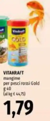 Emi Supermercati Vitakraft mangime per pesci rossi Gold offerta