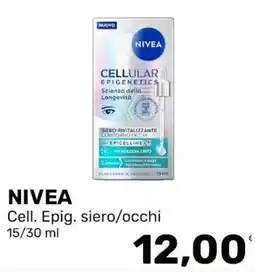Iper Tosano NIVEA Cell. Epig. siero/occhi offerta