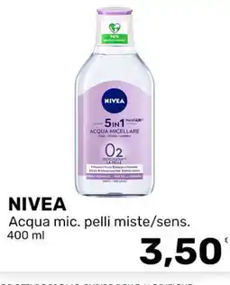 Iper Tosano NIVEA Acqua mic. pelli miste/sens. offerta