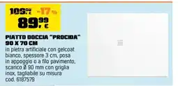 OBI Piatto doccia "Procida" offerta