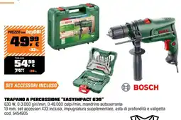 OBI Trapano a percussione EasyImpact 630 Bosch offerta