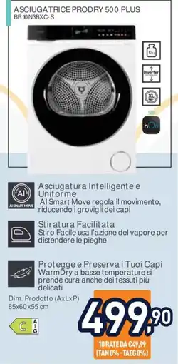 Unieuro Asciugatrice Prodry 500 Plus offerta
