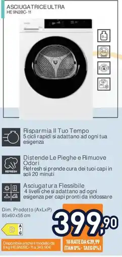 Unieuro Asciugatrice ultra offerta