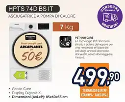 Unieuro Asciugatrice a pompa di calore Hotpoint Ariston offerta
