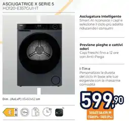 Unieuro Haier Asciugatrice X Serie 5 offerta