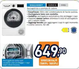 Unieuro Bosch Asciugatrice a pompa di calore Serie 6 offerta