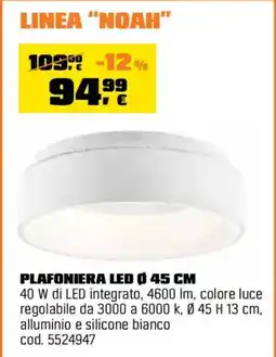 OBI Plafoniera LED Ø 45 CM offerta