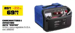 OBI Caricabatterie e avviatore auto Ventux offerta