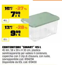OBI Contenitore "Smart" offerta