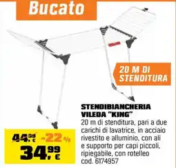 OBI Stendibiancheria Vileda "King" offerta