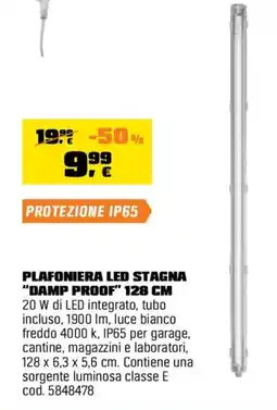 OBI Plafoniera led stagna "damp proof" offerta