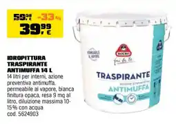 OBI Idropittura traspirante antimuffa offerta