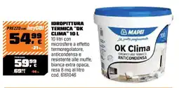 OBI Idropittura termica OK Clima Mapei offerta