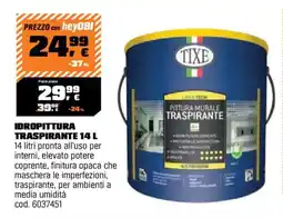 OBI Idropittura traspirante Tixe offerta