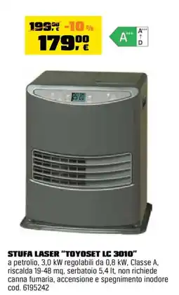 OBI Stufa Laser "ToyoSet LC 3010" offerta